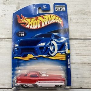 2001 Hot Wheels Metrorail Red/White 160 Drag Car